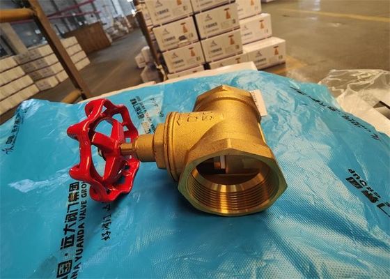 Screw Thread Brass Globe Valve Medium Water Dn50 1.6mpa