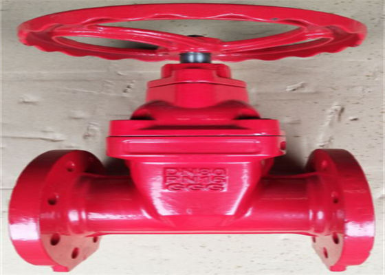 Anti Corrosion Fire Fighting Gate Valve Soft Seal Flange End 1.6 Mpa